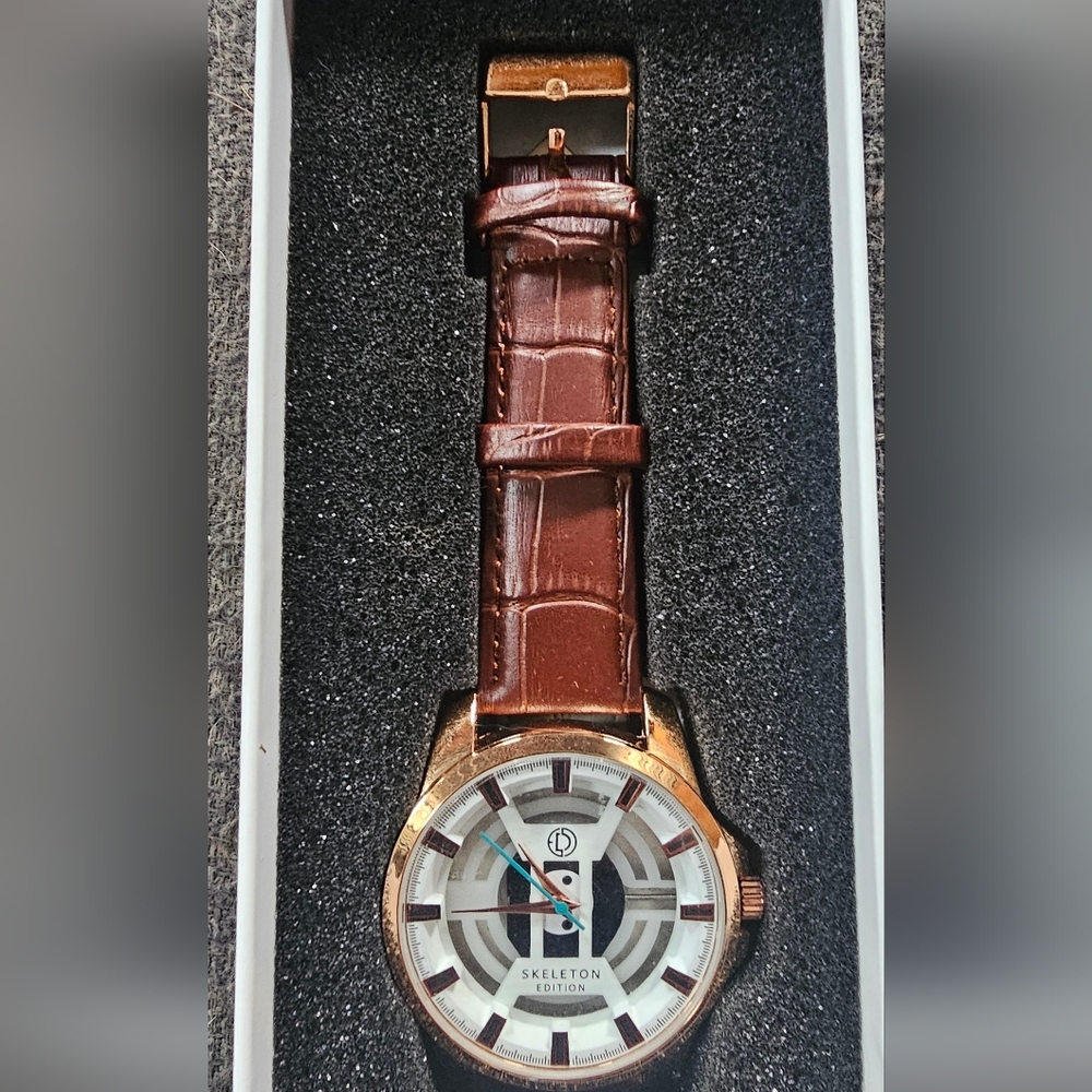 Deus Skeleton Edition Men's Watch NIB